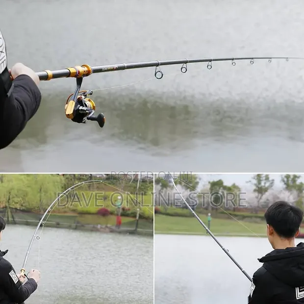 Complete Fishing Gear Kit with Rod, Reel, Hooks & Line - 1