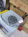 Round Gold Stainless Steel Fruit Basket - 3
