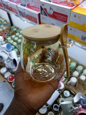 Glass Storage Jar with Bamboo Lid