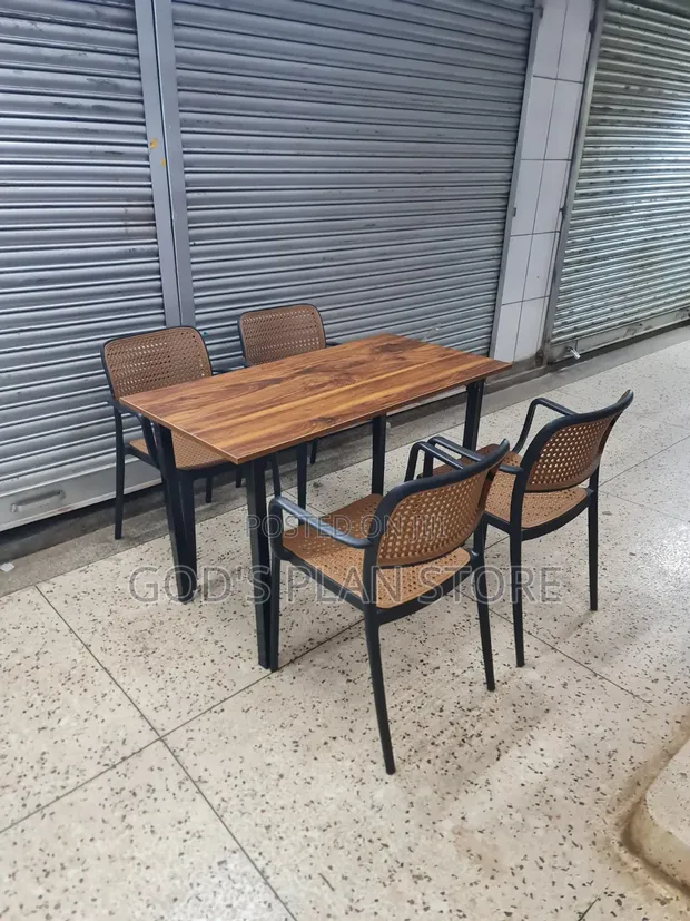 Nest Wooden Foldable Dining Table and Chairs - 1