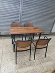 Nest Wooden Foldable Dining Table and Chairs - 2