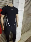 Men's Gym Wear Shirt and Shorts Set - 2