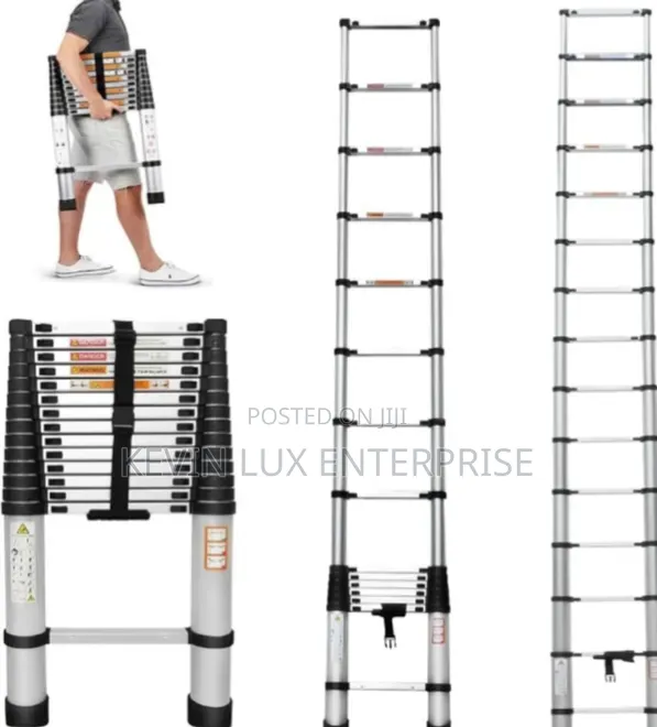 Telescopic Aluminum Ladder 4.4m - 1