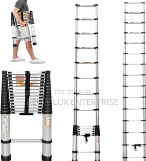 Telescopic Aluminum Ladder 4.4m