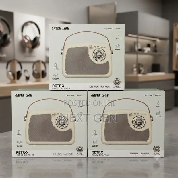 Green Lion Retro Radio Speaker - 1