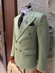 Custom Made Double Breasted Suit - 4