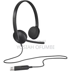 Logitech H340 Wired USB Headset with Noise-Cancelling Mic