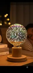 AERBES AB-QP67 5W 3D Fireworks LED Decorative Bulb E27 - 1