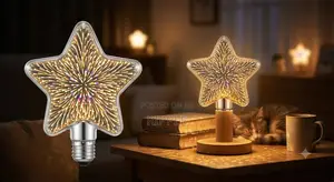 AERBES AB-QP68 5W 3D Fireworks LED Decorative Bulb E27