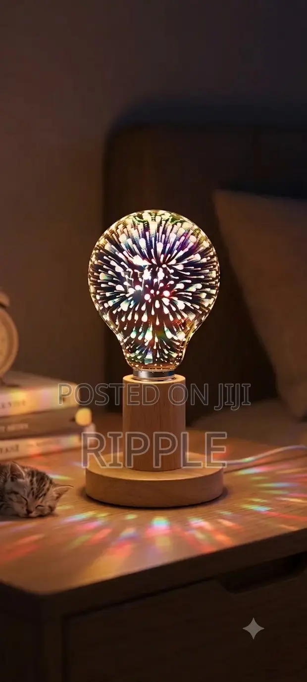 5W LED Fireworks Bulb E27 3D Decorative Light - 1