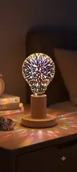 5W LED Fireworks Bulb E27 3D Decorative Light - 1