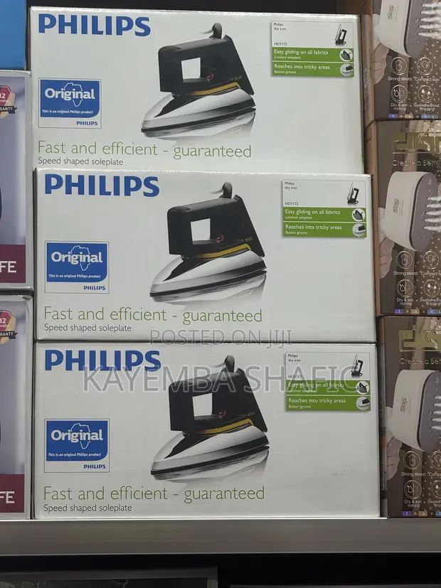 Original Philips Classic Dry Iron Box (HD1172) - Brand New - 1