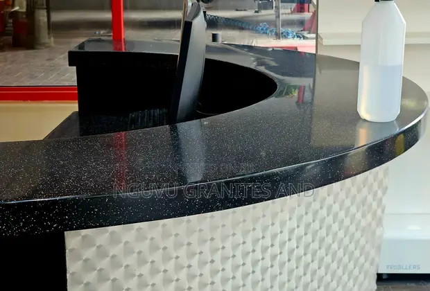 Black Galaxy Granite Countertop - 1