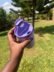 Pastel Purple Vacuum Insulated Travel Mug - 450ml - 3