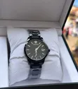 Versace Ladies Watch - Gold Tone Band, Black Face - 2