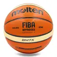 Molten BGM7X Basketball, Size 7, Orange-Beige - 4