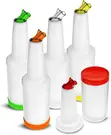Commercial Store 'N Pour Bottle - 1 Litre Bar Kitchen Juice Dispenser - 1