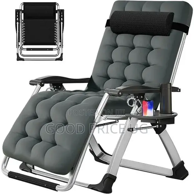 Adjustable Padded Zero-Gravity Recliner Chair - 1