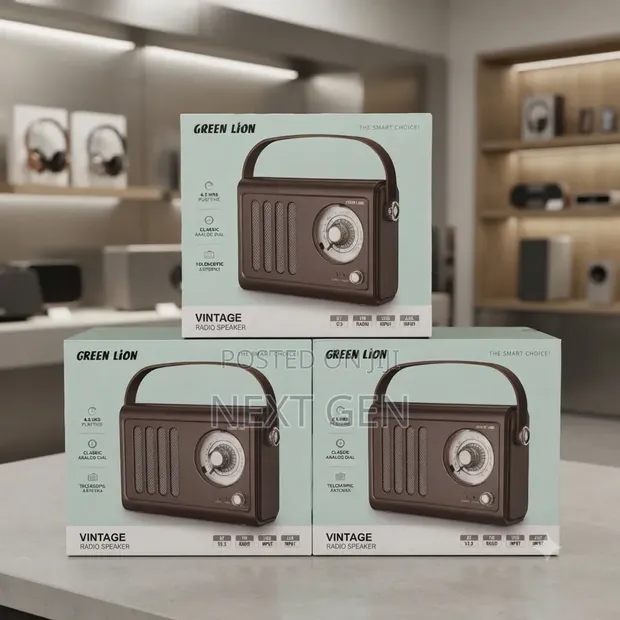 Green Lion Vintage Radio Speaker - 1