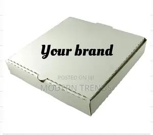 Pizza Boxes - White & Branded