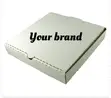Pizza Boxes - White & Branded - 1