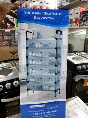 Dust Resistant 6-Tier Shoe Rack