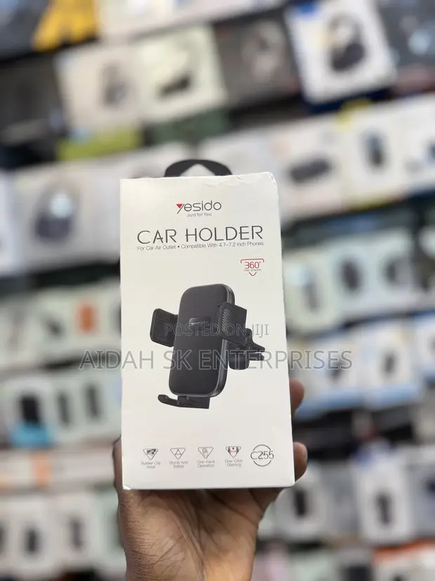 Yesido C255 Air Vent Car Mount - Black - 1