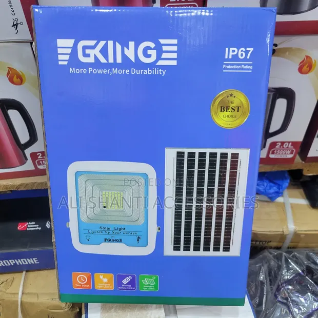 German King 100W Solar Floodlight - 1