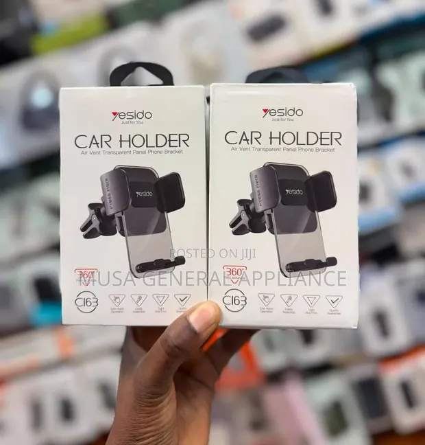C163 Air Vent Spring Clip Phone Holder - 1