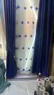 Baby Blue / Light Blue Curtains - 1