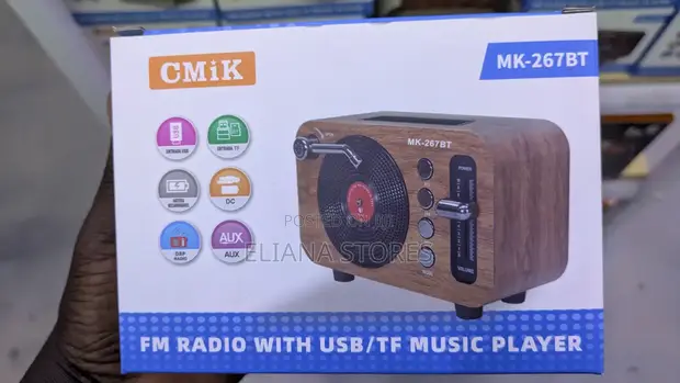 Retro Bluetooth Speaker FM Radio MK-267BT - 1