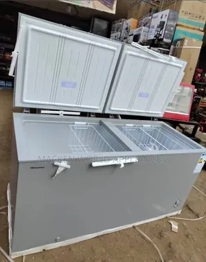 Hisense 660L Double Door Chest Freezer - Grey (3 Yrs Warranty)