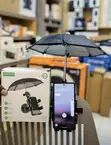 Universal Bike Phone Holder with Umbrella - 3