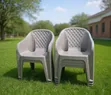 Tolix Outdoor Garden Plastic Chairs - 1