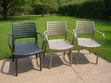 Court Yard Armrest Plastic Chairs - 2