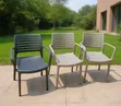 Court Yard Armrest Plastic Chairs - 4