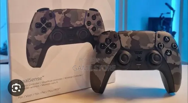 Brand New PlayStation 5 DualSense Controller - Army Camouflage - 1