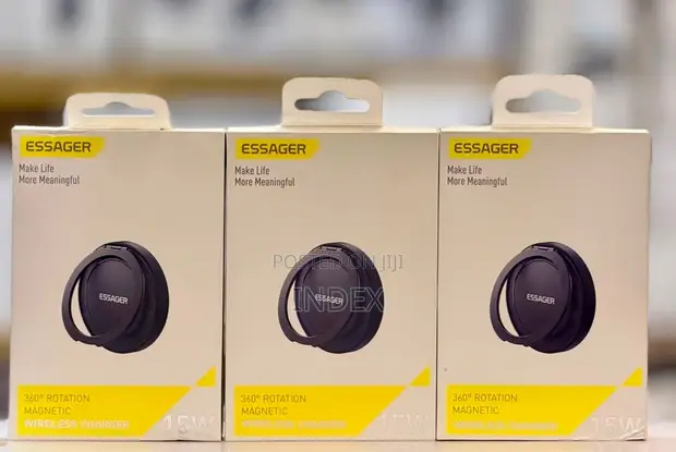 Essager 2-in-1 Magnetic Wireless Charger and Magsafe Phone Stand - 1
