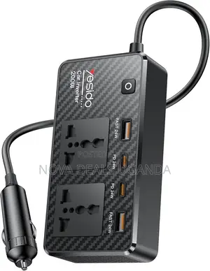 Yesido 200W Car Inverter with QC3.0+PD Fast Charging