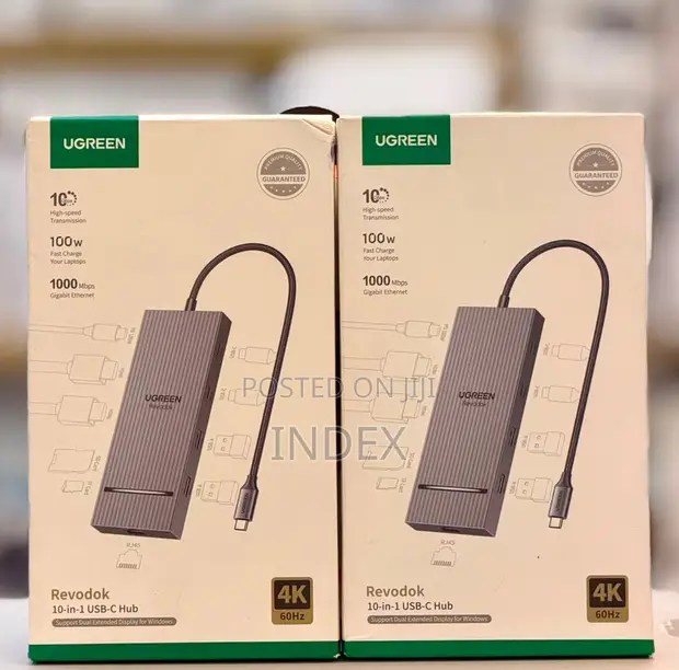 Ugreen Revodok 10-in-1 USB-C Hub Docking Station - 1