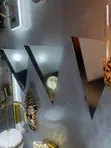 Elegant Triangular Wall Lights with Bulb Provision - 1