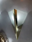 Elegant Triangular Wall Lights with Bulb Provision - 2