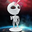 Alien Galaxy Star Projector with Bluetooth Speaker - 3