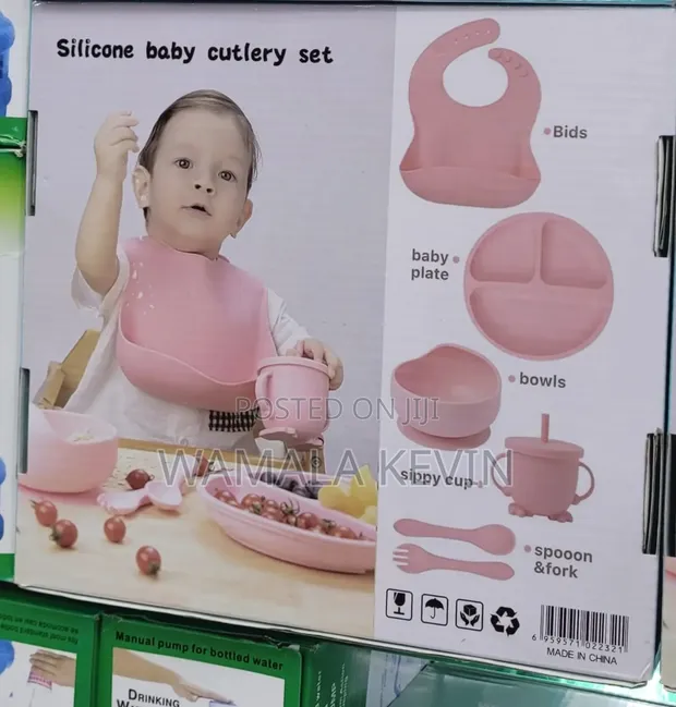 6-Piece Silicone Baby Cutlery Set - 1