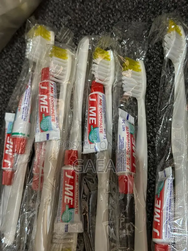 Disposable Travel Toothbrush with Toothpaste - 1