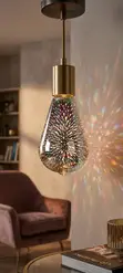 Aerbes AB-QP70 5W LED 3D Fireworks Decorative Bulb E27 - 1