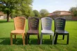 Dowel-Leg Plastic Chairs (Indoor/Outdoor) - 2