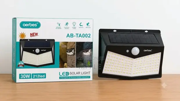 AERBES AB-TA002 30W Solar Wall Light with Motion Sensor - 1