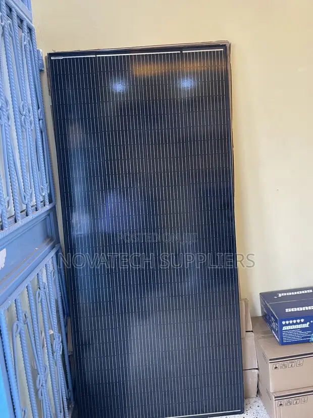 350W 24V Full Black Monocrystalline Solar Panel - 1