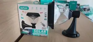AERBES AB-TY139 100W RGB Solar Garden Wall Light with Remote